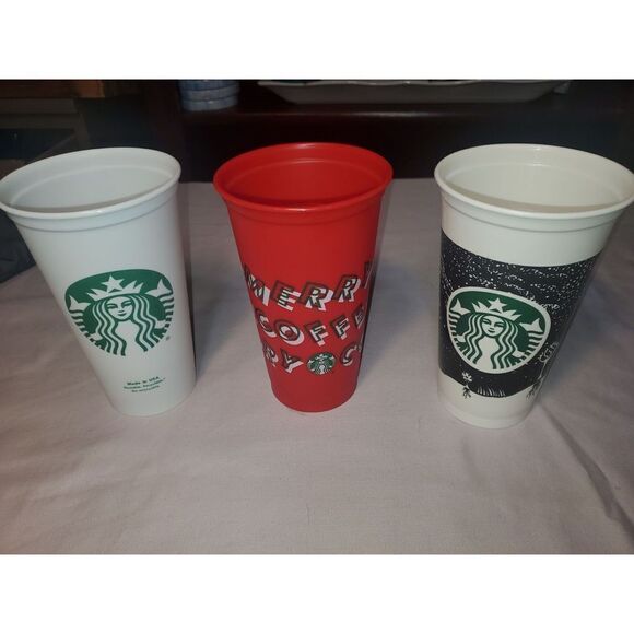 Starbucks Other - 3 Starbucks 16oz reusable cup